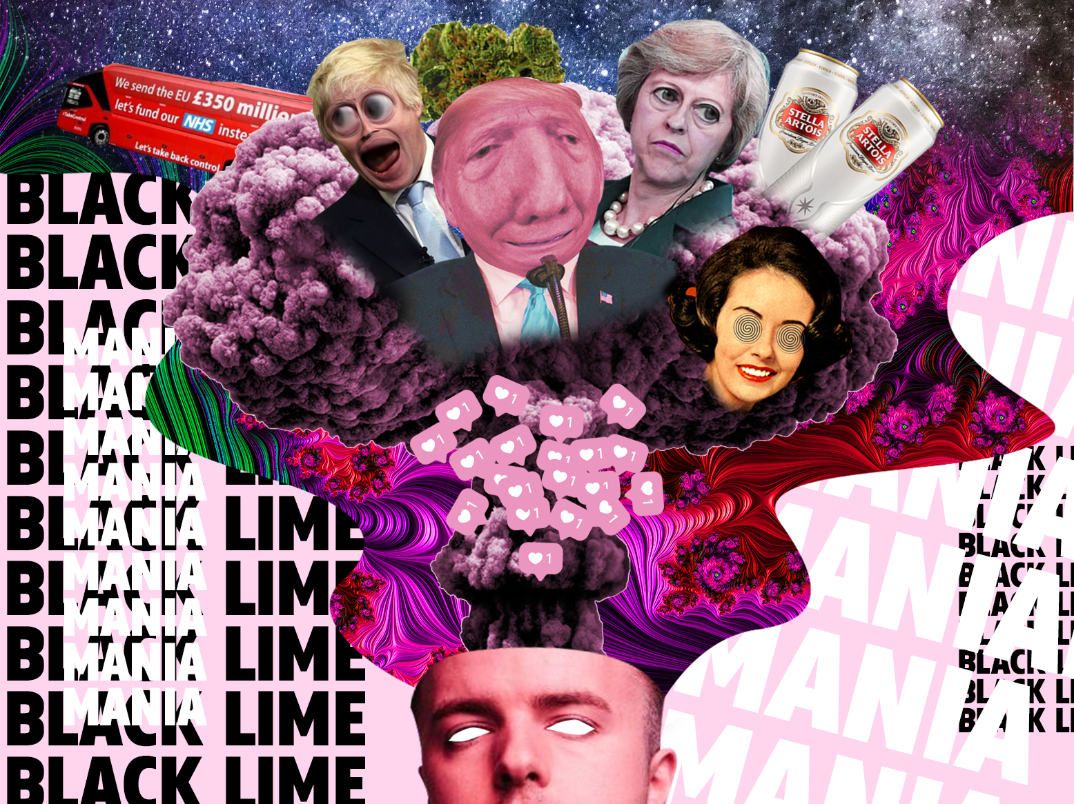 Mood Board : Black Lime